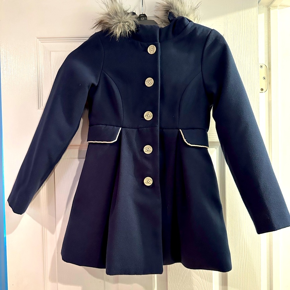 EUC Girls Cat and Jack formal winter coat - fully lined, worn once